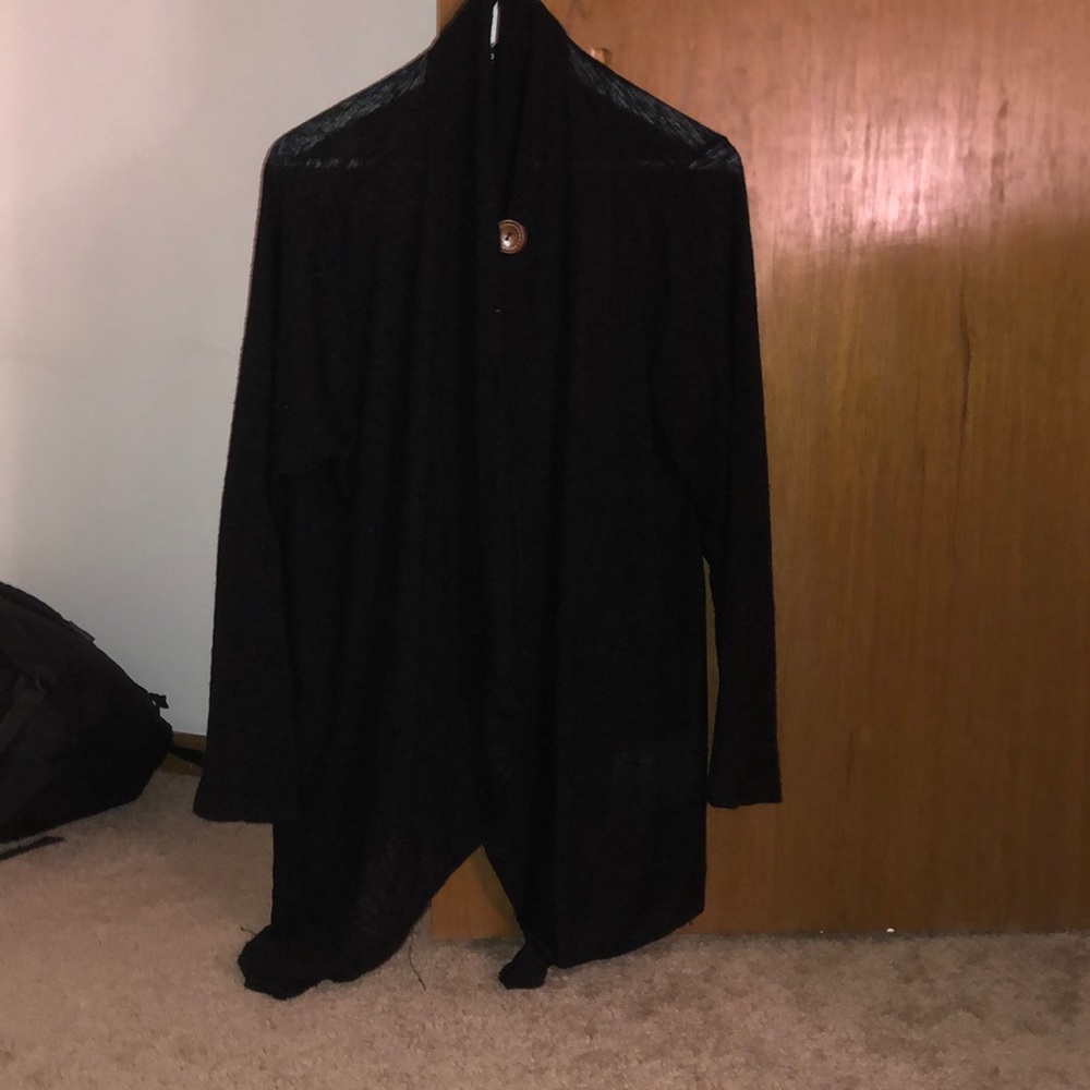 Women’s black cardigan